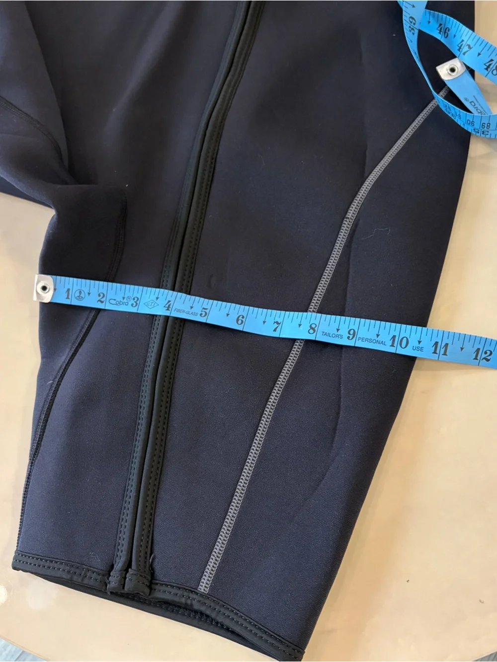 Seaskin 3MM Shorty Wetsuit Scuba-suit Medium Black Full Front Zip.